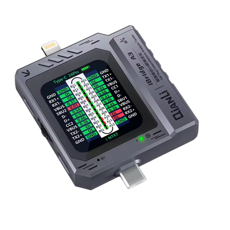 Load image into Gallery viewer, [iBridge A3] QianLi Charging Port Analysis Tester with Lightning Type-C Port
