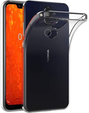 Nokia 8.1 - AirPillow Cushion Transparent Soft Clear TPU Four Corners Protective Case - Polar Tech Australia