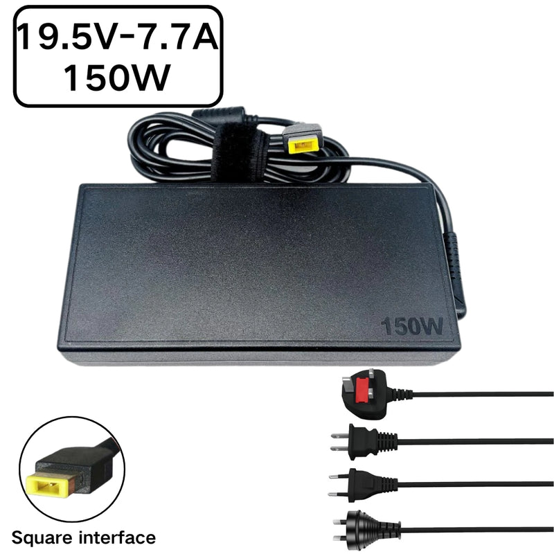 Load image into Gallery viewer, [19.5V-7.7A/150W][Yellow Square] Lenovo Yoga AIO 7-27ARH6 IdeaCentre AIO 5-24IOB6 AC Power Supply Adapter Charger - Polar Tech Australia
