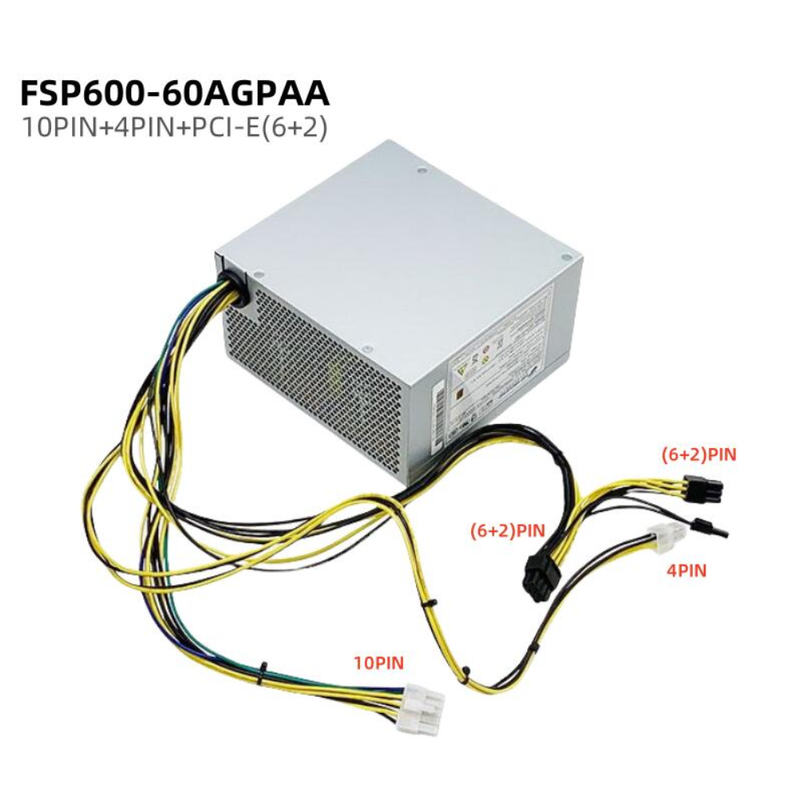 Cargue la imagen en el visor de la galería, [600W][FSP600-60AGPAA] Lenovo Original FSP Desktop-PC - Power Supply Adapter Charger
