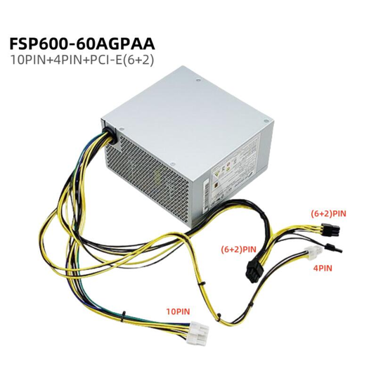 [600W][FSP600-60AGPAA] Lenovo Original FSP Desktop-PC - Power Supply Adapter Charger