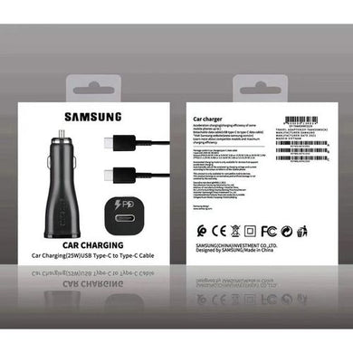 [With Cable] Samsung 25W  Fast PD Type-C USB-C Car Charger Power Adapter - Polar Tech Australia