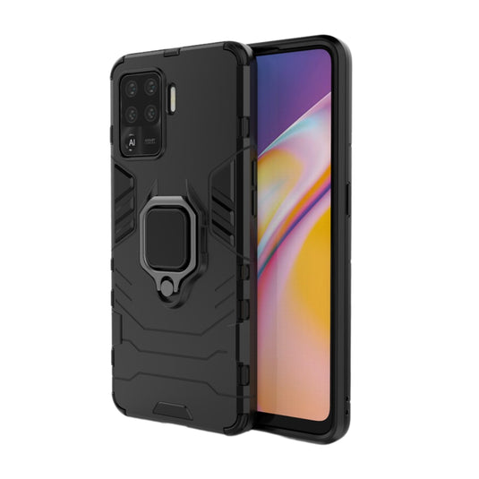 OPPO A94 5G (CPH2211) - Heavy Duty Armor Case With Ring Holder Stand - Polar Tech Australia