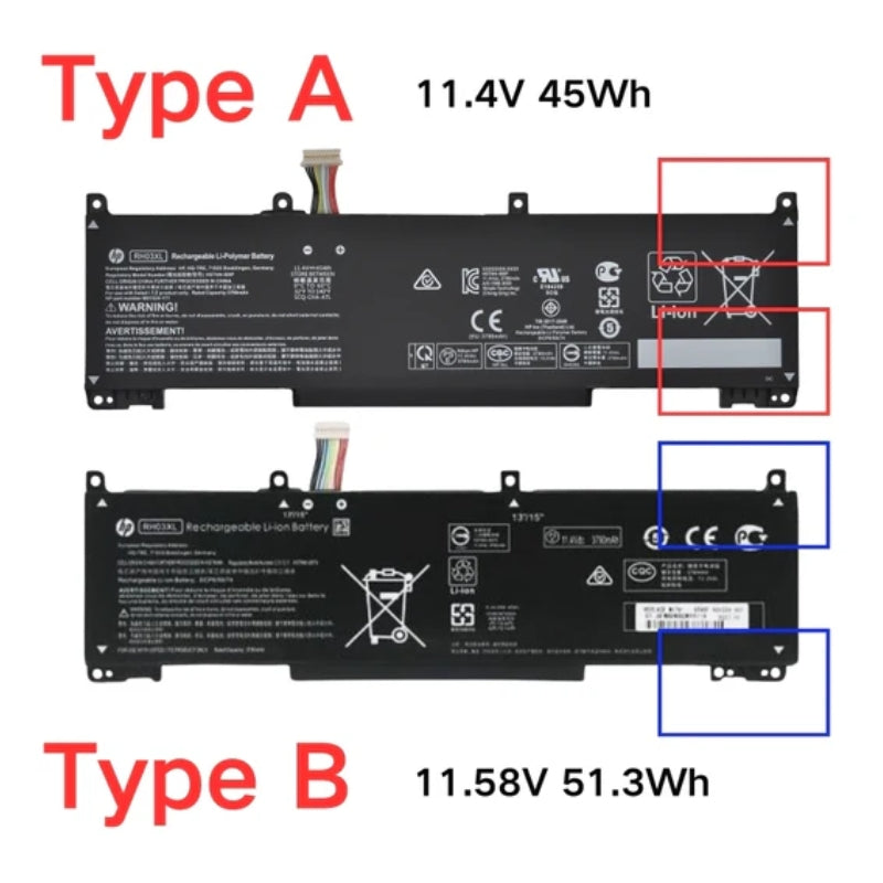 Load image into Gallery viewer, [RH03XL] HP HP ProBook 440 445 450 455 G9 G10 / ZHAN 66 Pro 14 G5 / EliteBook 640 645 650 655 G10 Series - Laptop Replacement Battery - Polar Tech Australia
