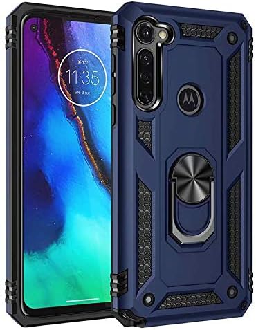 Cargue la imagen en el visor de la galería, [Magnetic Ring Kickstand] Motorola Moto G Stylus - Shield Shockproof Rugged Heavy Duty Case - Polar Tech Australia
