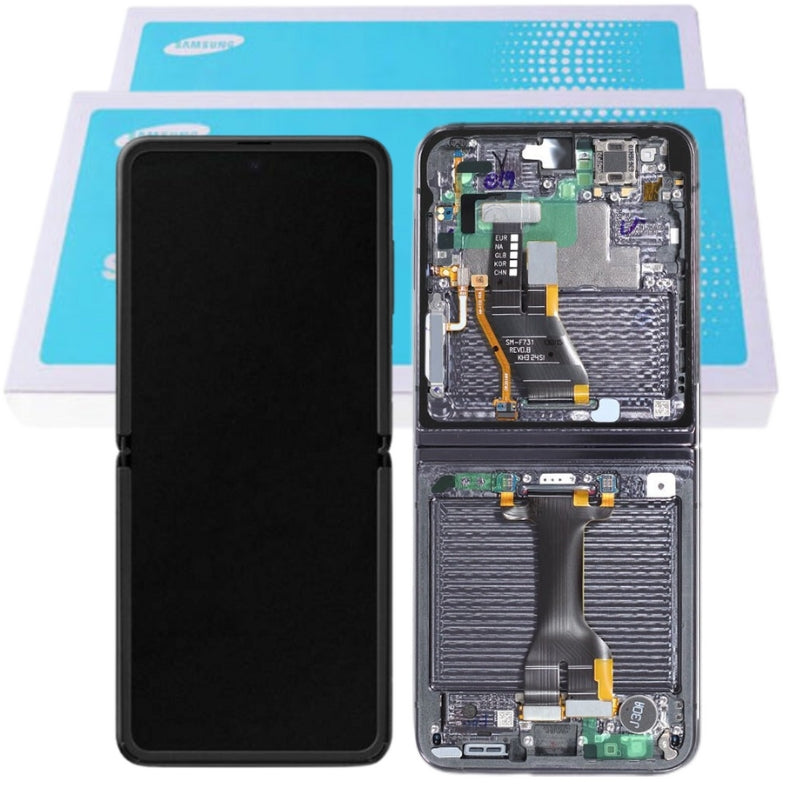 Load image into Gallery viewer, [Samsung Service Pack] Samsung Galaxy Z Flip 5 5G (SM-F731) LCD Touch Screen Display Assembly With Frame - Polar Tech Australia
