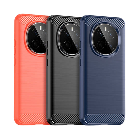 Honor Magic7 Pro (PTP-N49, PTP-AN10) - Carbon Fiber Brushed Texture TPU Phone Case