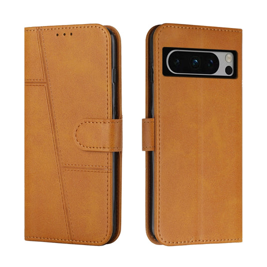 Google Pixel 8 - Stitching Calf Texture Buckle Leather Phone Case