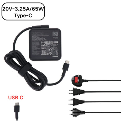 [20V-3.25A/65W][Type-C] ASUS ZenBook S 13 UX5304 - Laptop AC Power Supply Adapter Charger