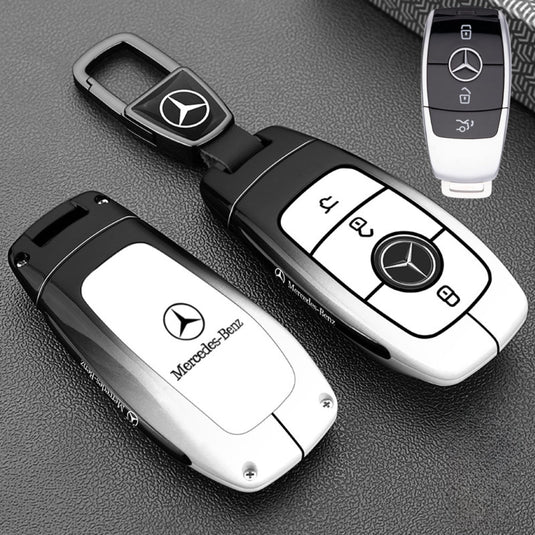 Mercedes Benz Stylish with Cool Shockproof Car Key Fob Protective Case Cover For Benz A, C, E, S, G-Class, GLA, GLB, GLC, GLE, GLS