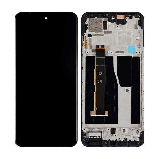[With Frame] Motorola Moto G84 5G XT2347 OLED LCD & Touch Digitizer Display Screen Assembly