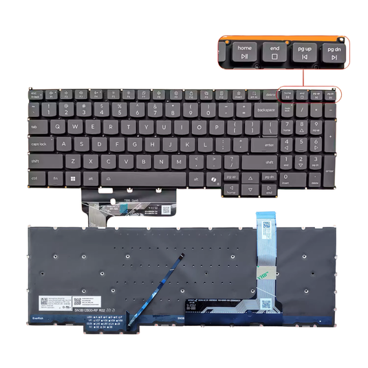 Lenovo IdeaPad Pro 5 16IAH10 / 5 16AHP10 AI GT Series - Laptop Keyboard With Backlit US English Layout - Polar Tech Australia