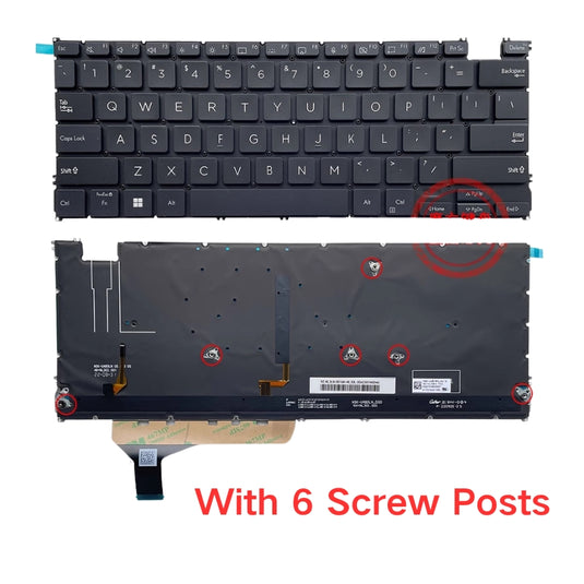 ASUS Zenbook 14 UX3402 / UM3402 / UM5302 / Q409 Series - Laptop Keyboard With Backlit US Layout