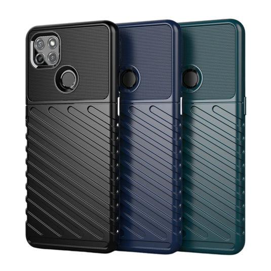 Motorola Moto G9 Plus - Thunder Series Twill Texture Thickened Anti-fall Protection TPU Case