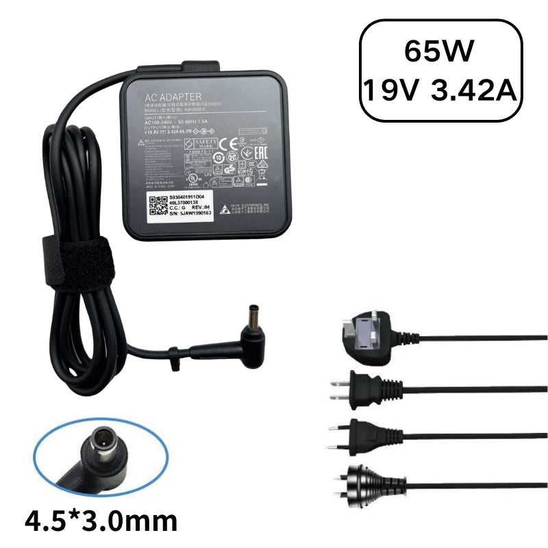Load image into Gallery viewer, [19V-3.42A/65W][4.5x3.0] MSI Modern 14 M14 P14 15M ADP-65GD D - Laptop AC Power Supply Adapter Charger - Polar Tech Australia
