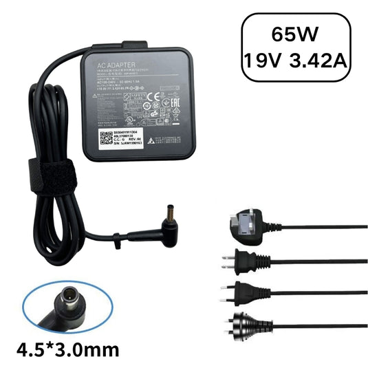 [19V-3.42A/65W][4.5x3.0] MSI Modern 14 M14 P14 15M ADP-65GD D - Laptop AC Power Supply Adapter Charger - Polar Tech Australia
