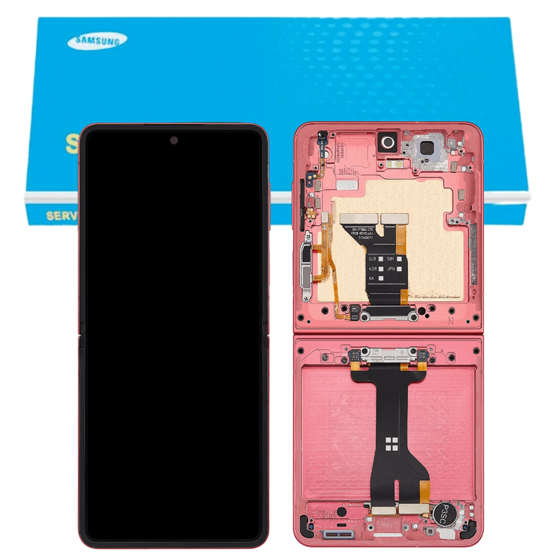 Load image into Gallery viewer, [Samsung Service Pack] Samsung Galaxy Z Flip 7 5G (SM-F766) - OLED LCD Touch Screen Display Assembly With Frame - Polar Tech Australia
