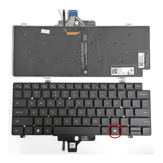 Dell Latitude 3440 3450 5420 5421 5430 5431 5440 Series - Laptop Keyboard With Backlit US Layout