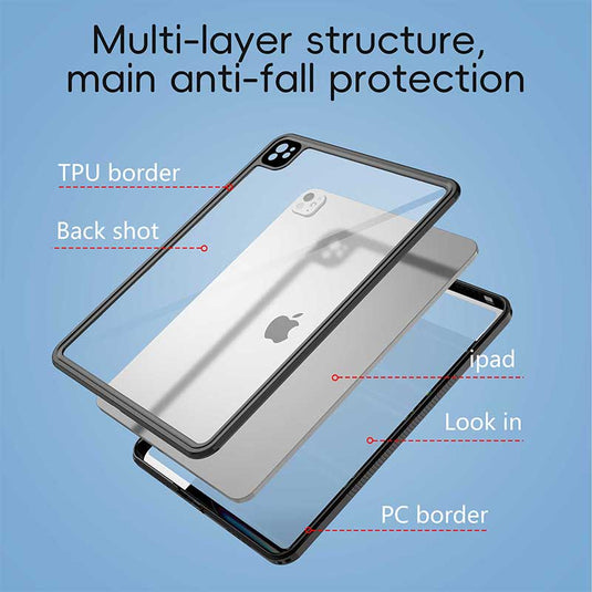 Apple iPad Pro 13-inch M4 (2024) - Full Covered Waterproof Heavy Duty Tough Armor Case - Polar Tech Australia