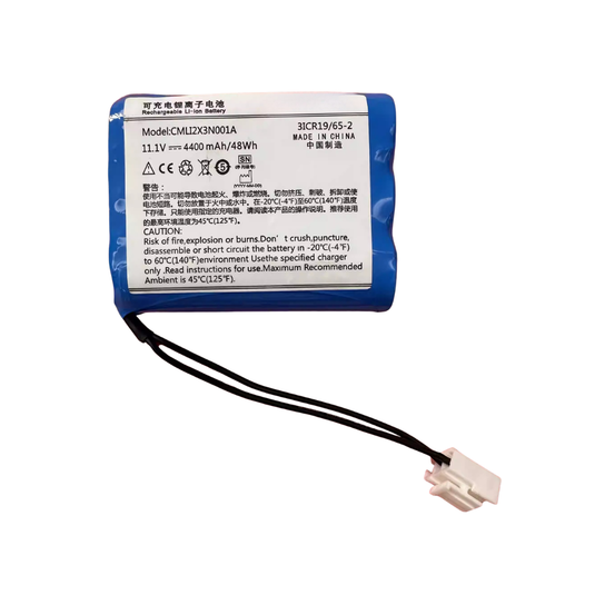 [CMLI2X3N001A][18650] Universal For Comen STAR8000 Patient Monitor 4400mAh 11.1V Rechargeable Li-Ion Lithium Polymer Battery - Polar Tech Australia