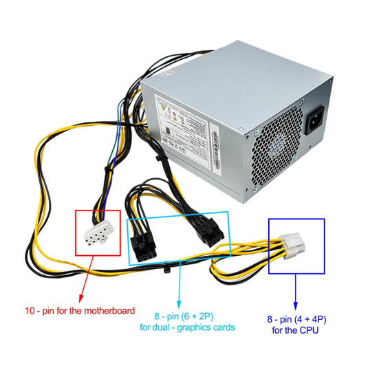 [750W][FSP750-75AGPAA] Lenovo Original FSP Desktop-PC - Power Supply Adapter Charger