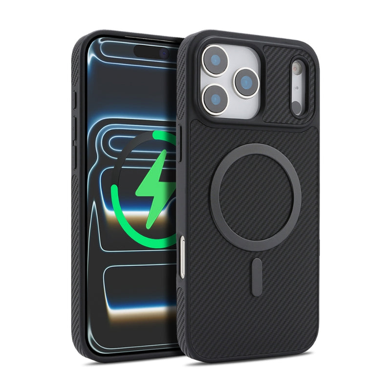 Chargez l'image dans la visionneuse de la galerie, Apple iPhone 18 Pro - Kalebol Carbon Fiber MagSafe Phone Case
