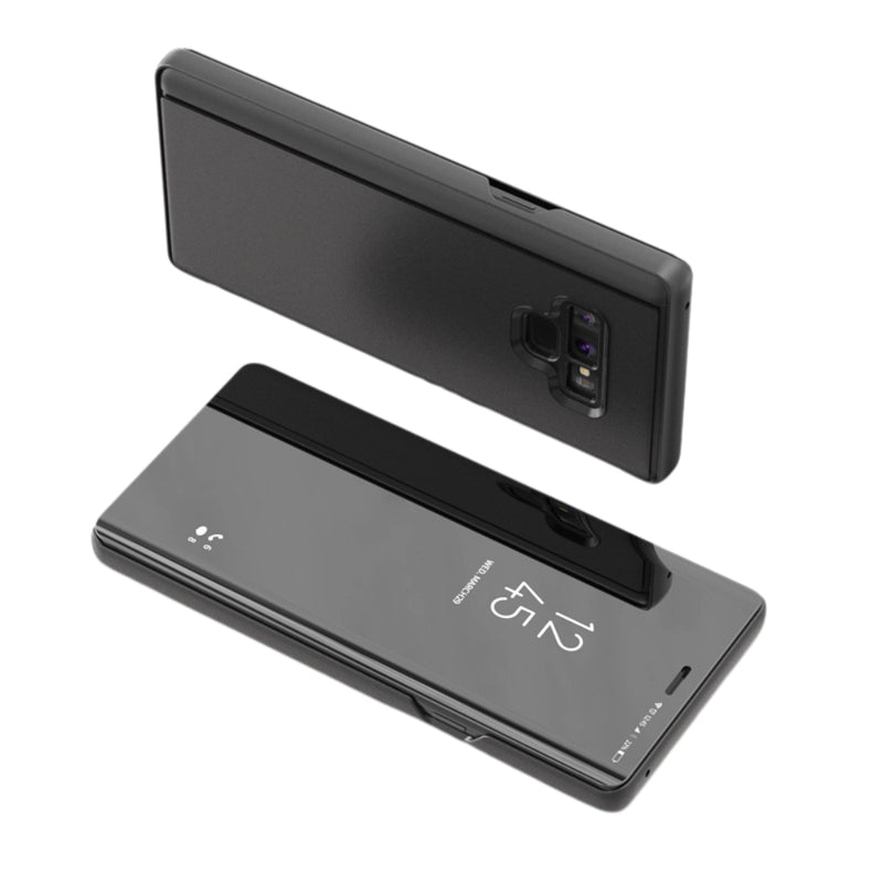 Load image into Gallery viewer, Samsung Galaxy Note 9 (SM-N960) - Mirror Clear View Horizontal Flip PU Leather Case
