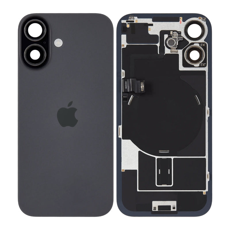 Cargue la imagen en el visor de la galería, [Assembly With Flex] Apple iPhone 17 - Back Rear Glass With Steel Plate With Wireless NFC Charging MagSafe Magnet &amp; Flashlight Flex
