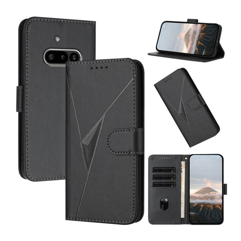 Load image into Gallery viewer, Nothing Phone (3a) - PU Leather Magnetic Flip Wallet Phone Case
