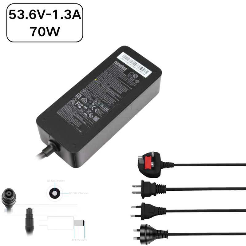 Cargue la imagen en el visor de la galería, [70W/53.6V-1.3A] Segway Ninebot Segway MAX G3 / F3 F3 Pro / GT3 / ZT3 Pro Series - eKickScooter Standard Charger

