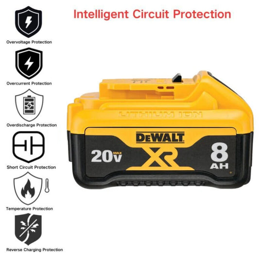 [DCB208] Genuine Original DeWalt 20V Max - Replacement Electrical Tool Li-ion Battery - Polar Tech Australia