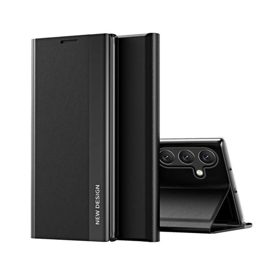 Samsung Galaxy A17 (SM-A176) - Side Electroplated Adsorption Leather Phone Case