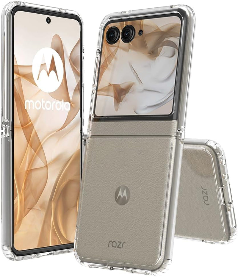 Chargez l&#39;image dans la visionneuse de la galerie, Motorola Moto Razr 2024 - AirPillow Cushion Transparent Soft Clear TPU Case - Polar Tech Australia
