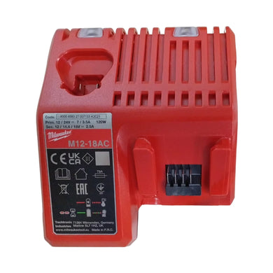 [M12-18AC][12/24V-7.0/3.5A] Genuine Original Milwaukee Fast Charger Electrical Tool Li-ion Battery - Replacement Charger - Polar Tech Australia