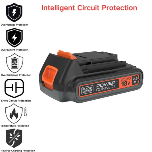 [BL2518] Genuine Original Black & Decker (18V) - Replacement Electrical Tool Li-ion Battery - Polar Tech Australia