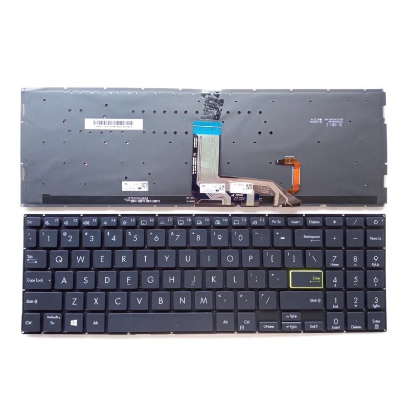 Load image into Gallery viewer, ASUS X513 S533 M513 K513E E510 V5050E FL8800I Series - Laptop Keyboard With Backlit US Layout

