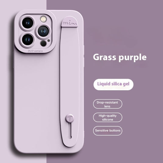 [Wrist Strap Bracket] Apple iPhone 12/Pro/Max - Washable Liquid Silicone Protective Case - Polar Tech Australia