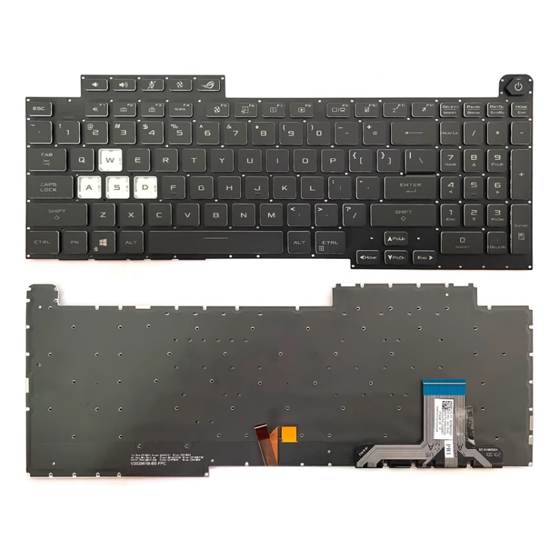Cargue la imagen en el visor de la galería, ASUS ROG Strix G733 G733Q G733C G733P G733Z Series - Laptop Keyboard With Backlit US Layout
