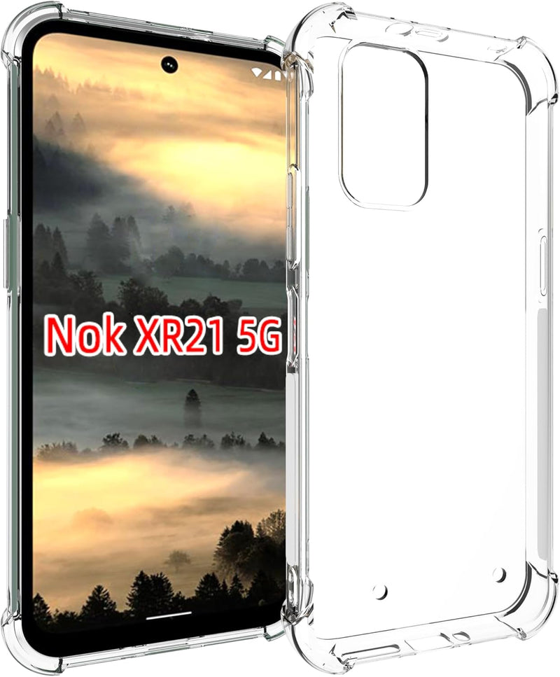 Load image into Gallery viewer, Nokia XR21 - AirPillow Cushion Transparent Soft Clear TPU Four Corners Protective Case - Polar Tech Australia
