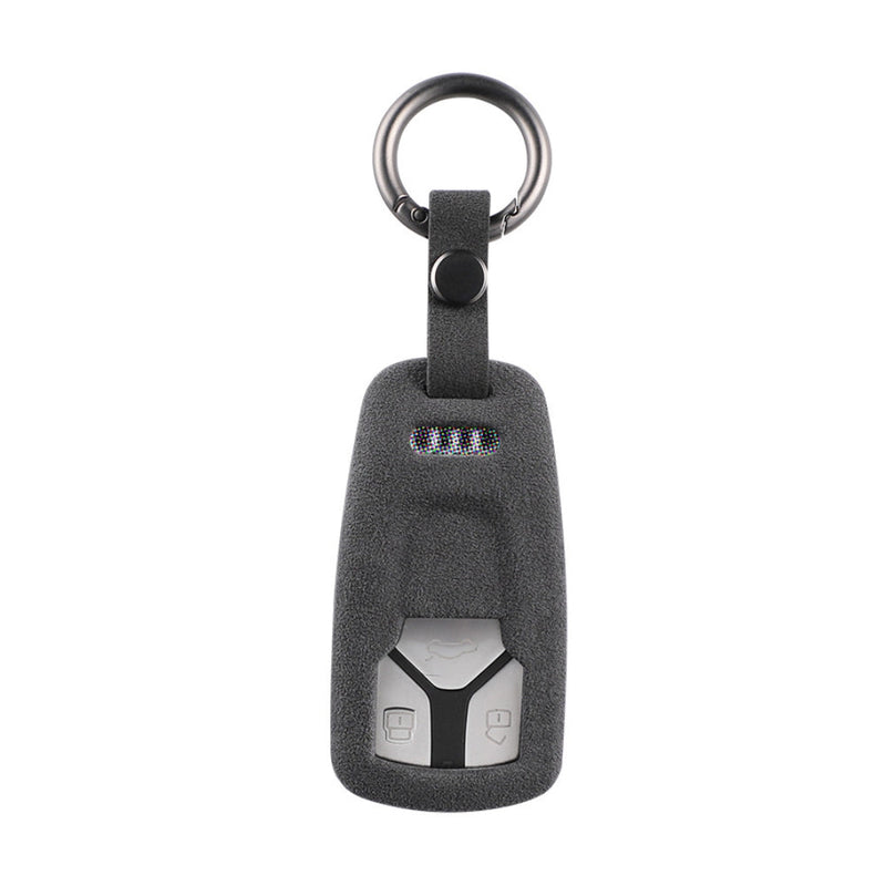 Load image into Gallery viewer, Audi Alcantara Remote Car Key Fob Case Cover For A4, A5, A6, Q5, Q7, S4, S5, S7
