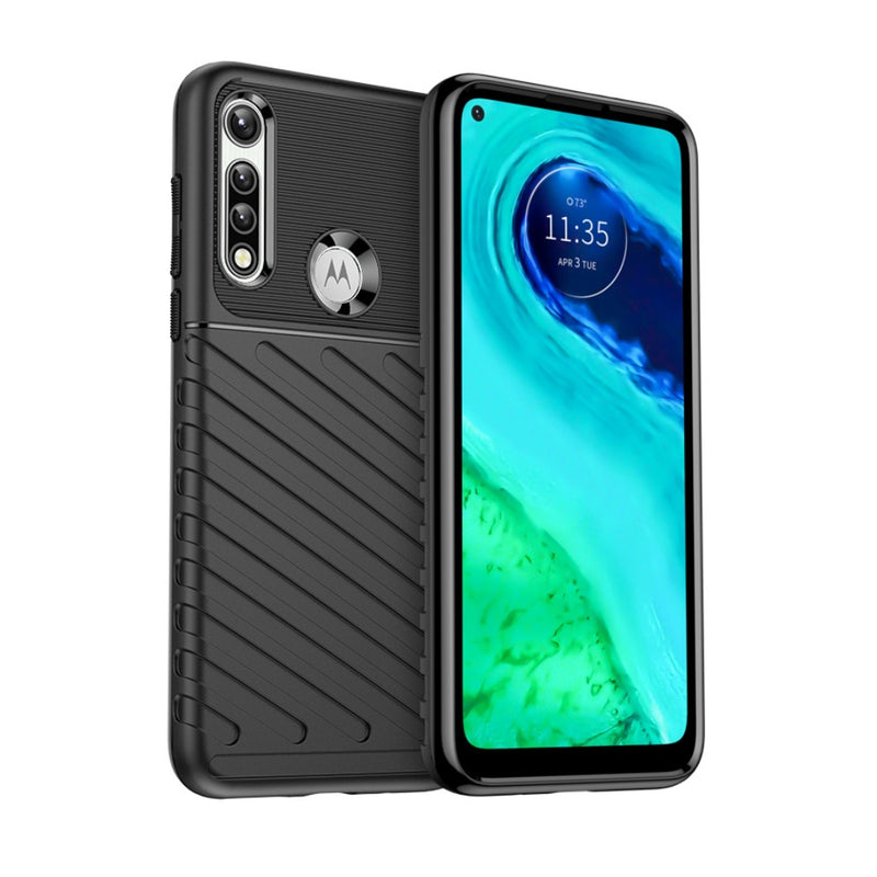 Load image into Gallery viewer, Motorola Moto G Pure (2021) - Thunder Series Twill Texture Thickened Anti-fall Protection TPU Case - Polar Tech Australia
