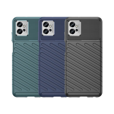 Motorola Moto G32 - Thunder Series Twill Texture Thickened Anti-fall Protection TPU Case