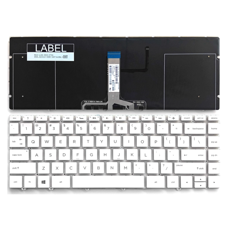 Cargue la imagen en el visor de la galería, HP Spectre 13-AF 13T-AF TPN-C132 Series - Laptop Keyboard With Backlit US Layout
