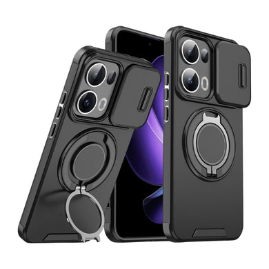 [Built-in Stand][With Slide Lens Cover] OPPO Reno13 F 4G/5G - Anti-Drop Protective Shell Case - Polar Tech Australia