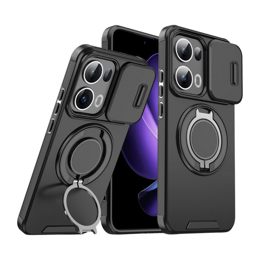 [Built-in Stand][With Slide Lens Cover] OPPO Reno13 F 4G/5G - Anti-Drop Protective Shell Case - Polar Tech Australia