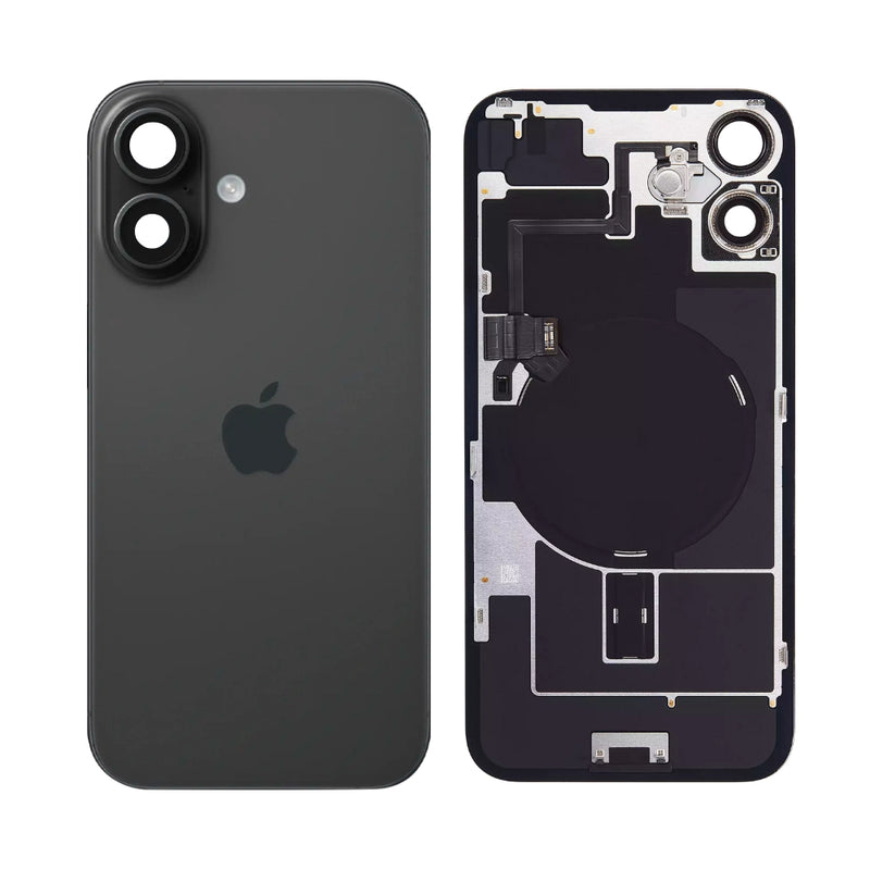 Load image into Gallery viewer, [Assembly With Flex] Apple iPhone 16 - Back Rear Glass With Steel Plate With Wireless NFC Charging MagSafe Magnet &amp; Flashlight Flex - Polar Tech Australia
