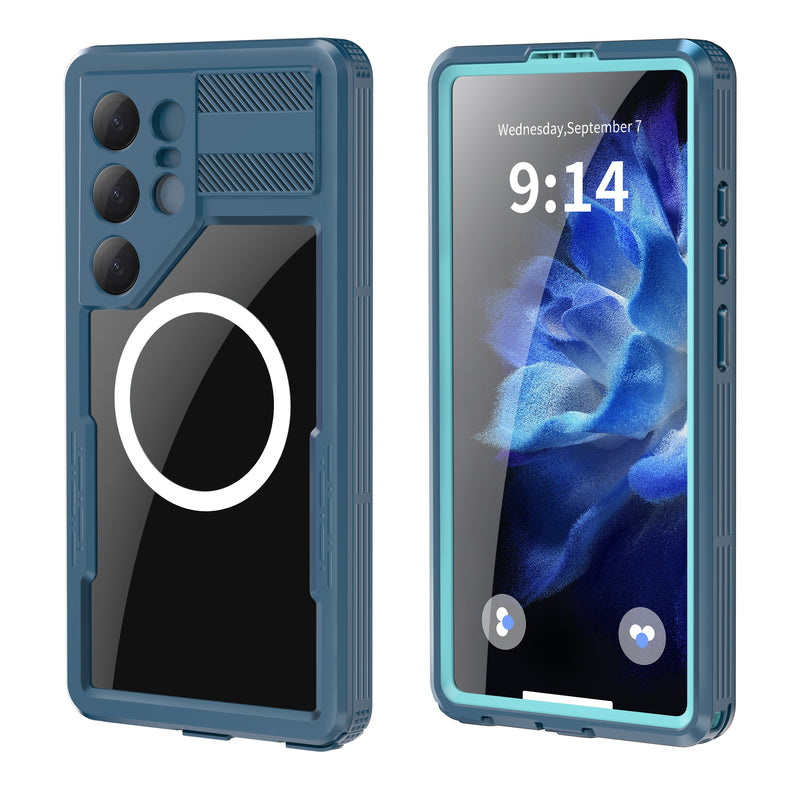 Chargez l&#39;image dans la visionneuse de la galerie, [Magsafe Compatible] [Mars Series] Samsung Galaxy S25/Plus/Ultra - Shellbox Full Covered Waterproof Heavy Duty Tough Armor Case - Polar Tech Australia
