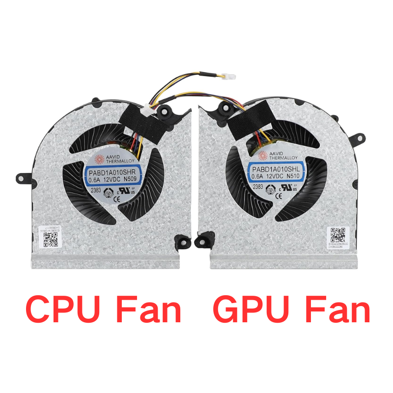 Chargez l&#39;image dans la visionneuse de la galerie, MSI GE68 GP68H MS-15M1 15M2 Series - Laptop CPU &amp; GPU Cooling Fan Cooler - Polar Tech Australia
