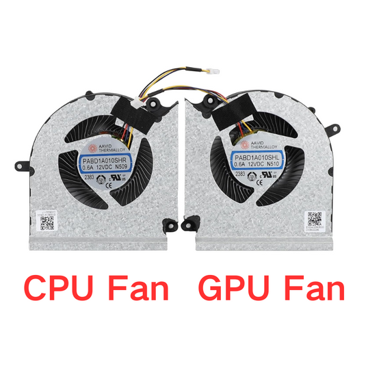 MSI GE68 GP68H MS-15M1 15M2 Series - Laptop CPU & GPU Cooling Fan Cooler - Polar Tech Australia