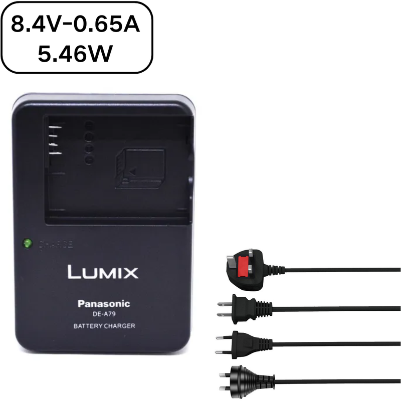 Cargue la imagen en el visor de la galería, [DE-A79A][8.4V-0.65A] Panasonic LUMIX DMW-BLC12 Battery / DMC-GH2 GH2GK G5 G6 G7 FZ200 FZ300 FZ10 Series - Camera Charger Power Supply Adapter - Polar Tech Australia

